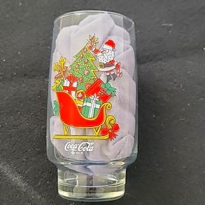 Coca Cola Santa Claus glass